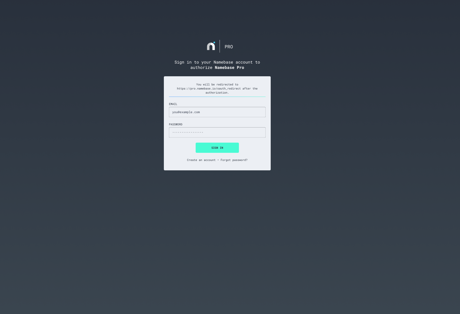 login